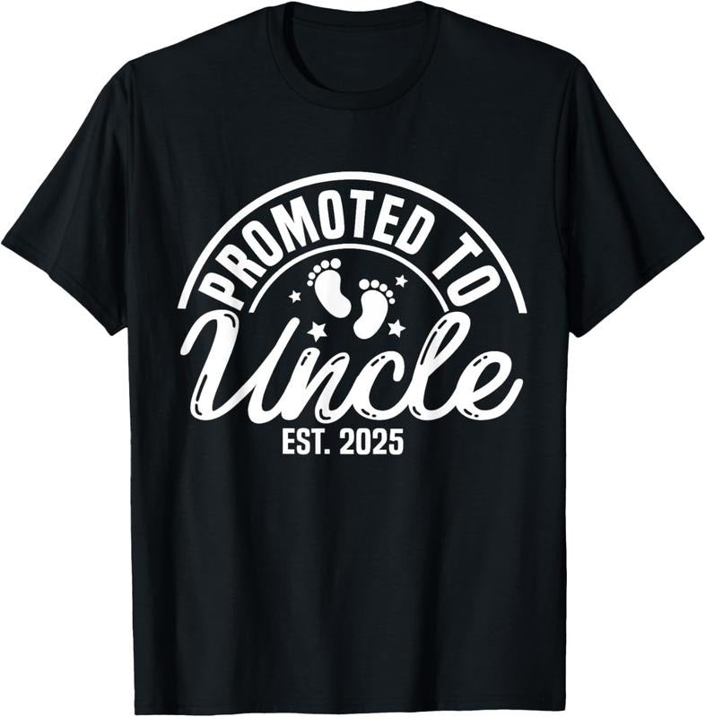 100% Cotton promoted to Uncle 2025 Soon To Be Uncle  Announcement T-Shirt Hoodie Sweatshirt | PrintMintTees.com