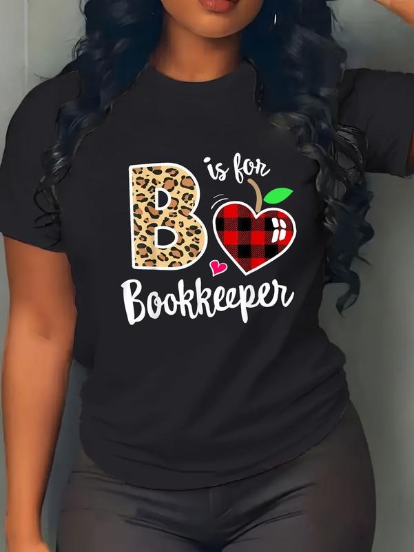 100% cotton Admin Squad School Assistant Principal School Bookkeeper T-Shirt casual Fashion graphic tees for women