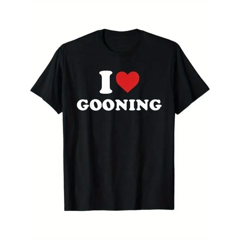 100% cotton T-shirt, [100% Cotton Halloween T-Shirt] I Love Gooning Design T-Shirt Hoodie Sweatshirt | PrintMintTees.com