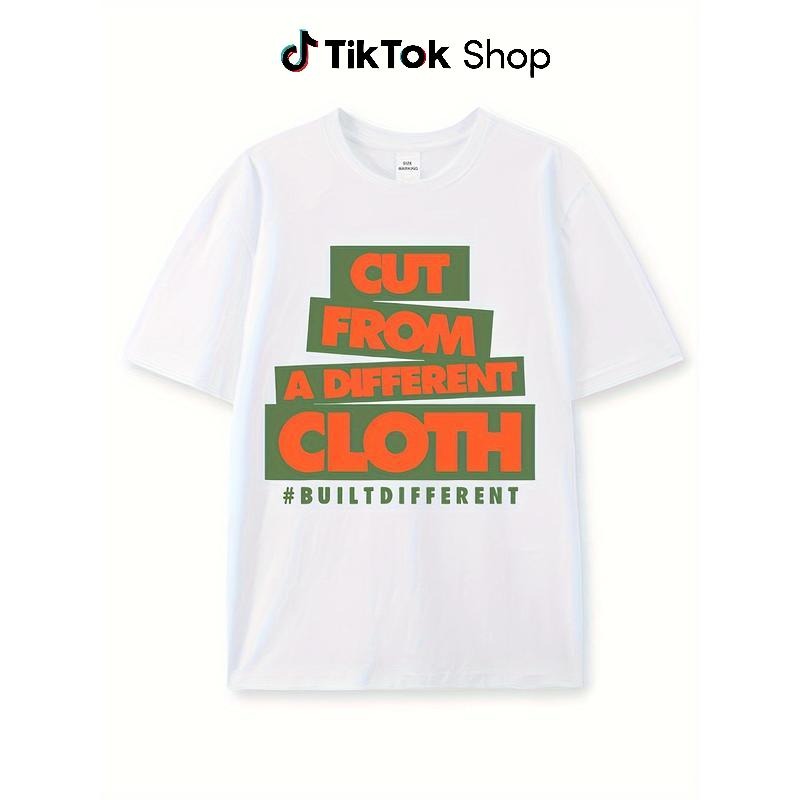 100% cotton men's casual  color match fashion print T-shirt-comfortable, breathable, trendy and unique sports style...