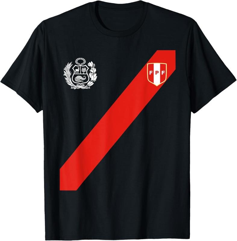 100%cotton Peru Shirt Peruvian Escudo Coat of Arms Men Women SOCCER T-Shirt Hoodie Sweatshirt | PrintMintTees.com