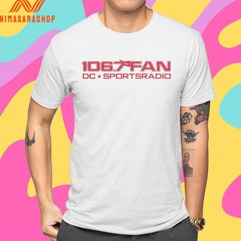 106.7 The Fan Dc Sports Radio Logo Shirts