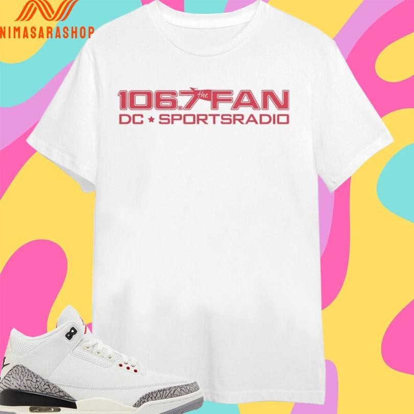 106.7 The Fan Dc Sports Radio Logo Shirts