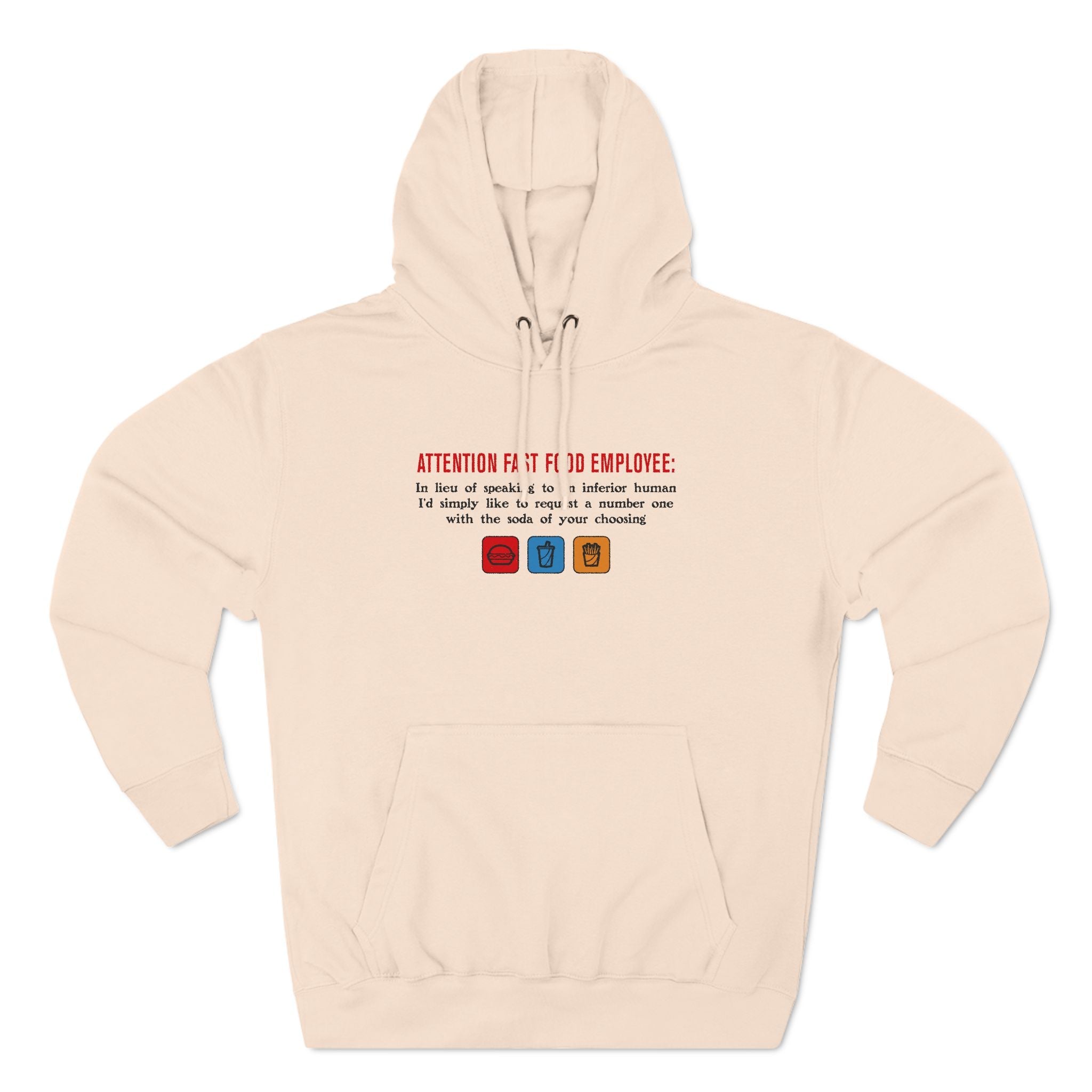 Attention Fast Food Employee - Hoodie