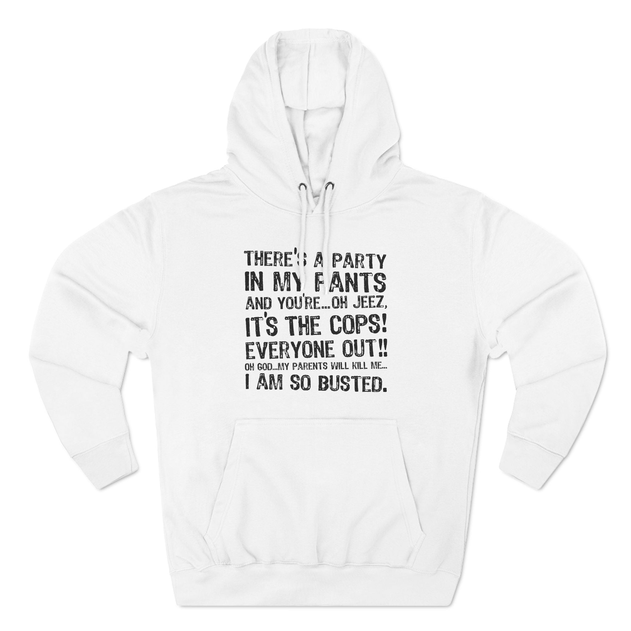 There's A Party In My Pants And You're... Oh Jeez It's The Cops! - Hoodie