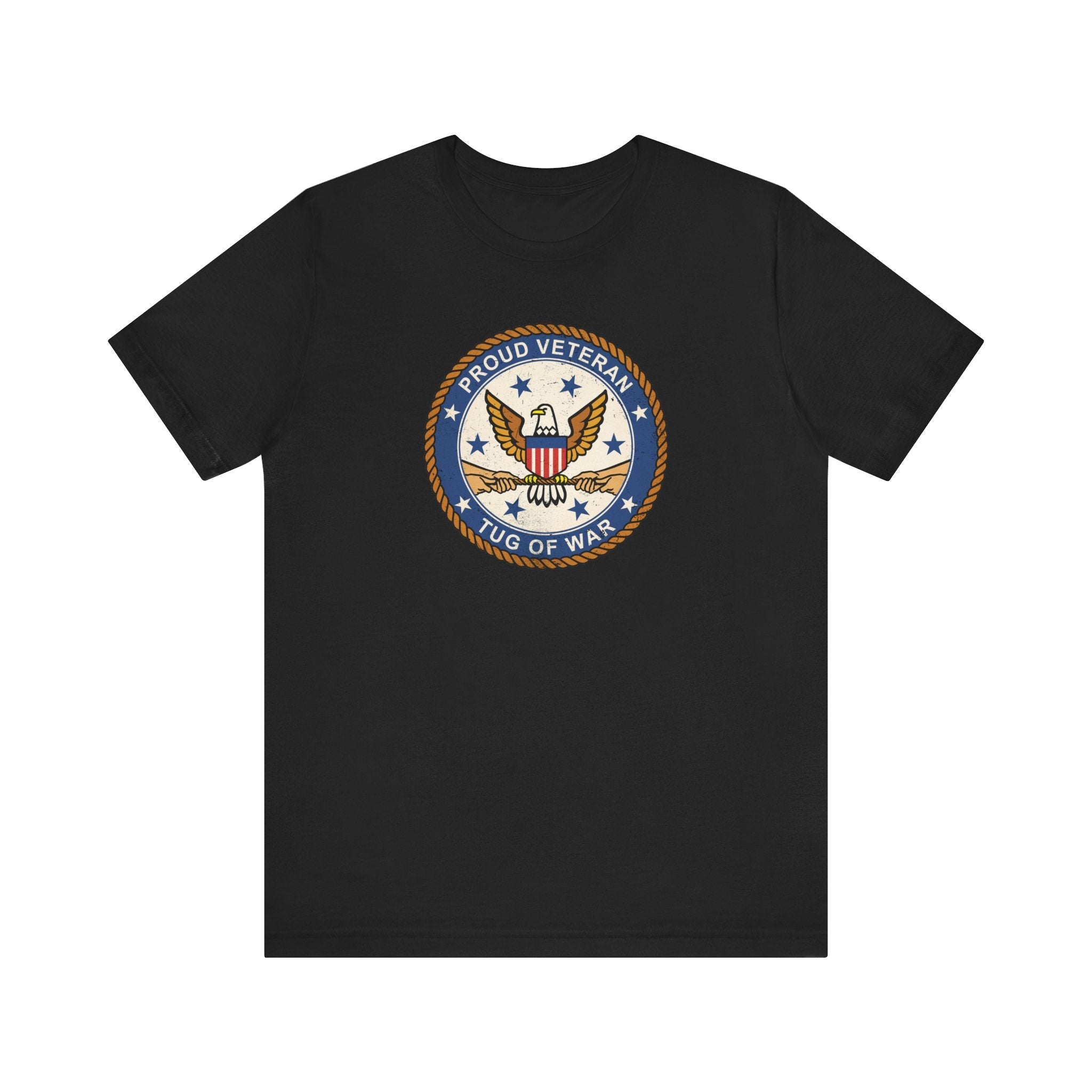 Proud Veteran (Tug Of War) - Men's T-Shirt