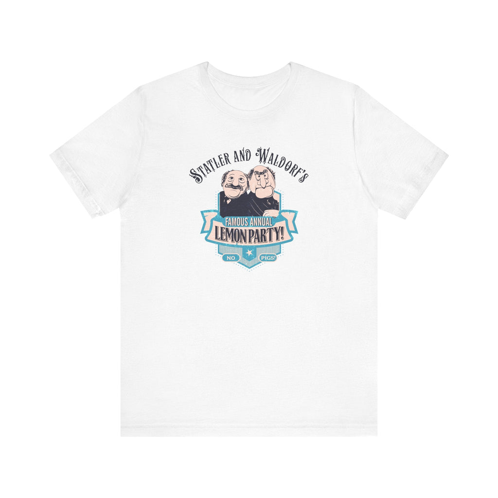 Statler And Waldorf's Famous Annual Lemon Party! (The Muppets) - Men's T-Shirt