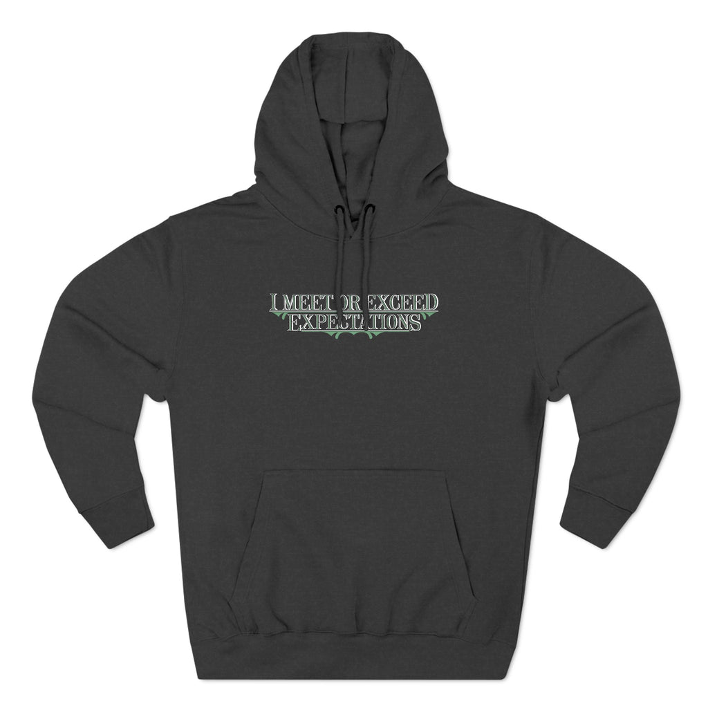 I Meet Or Exceed Expectations - Hoodie