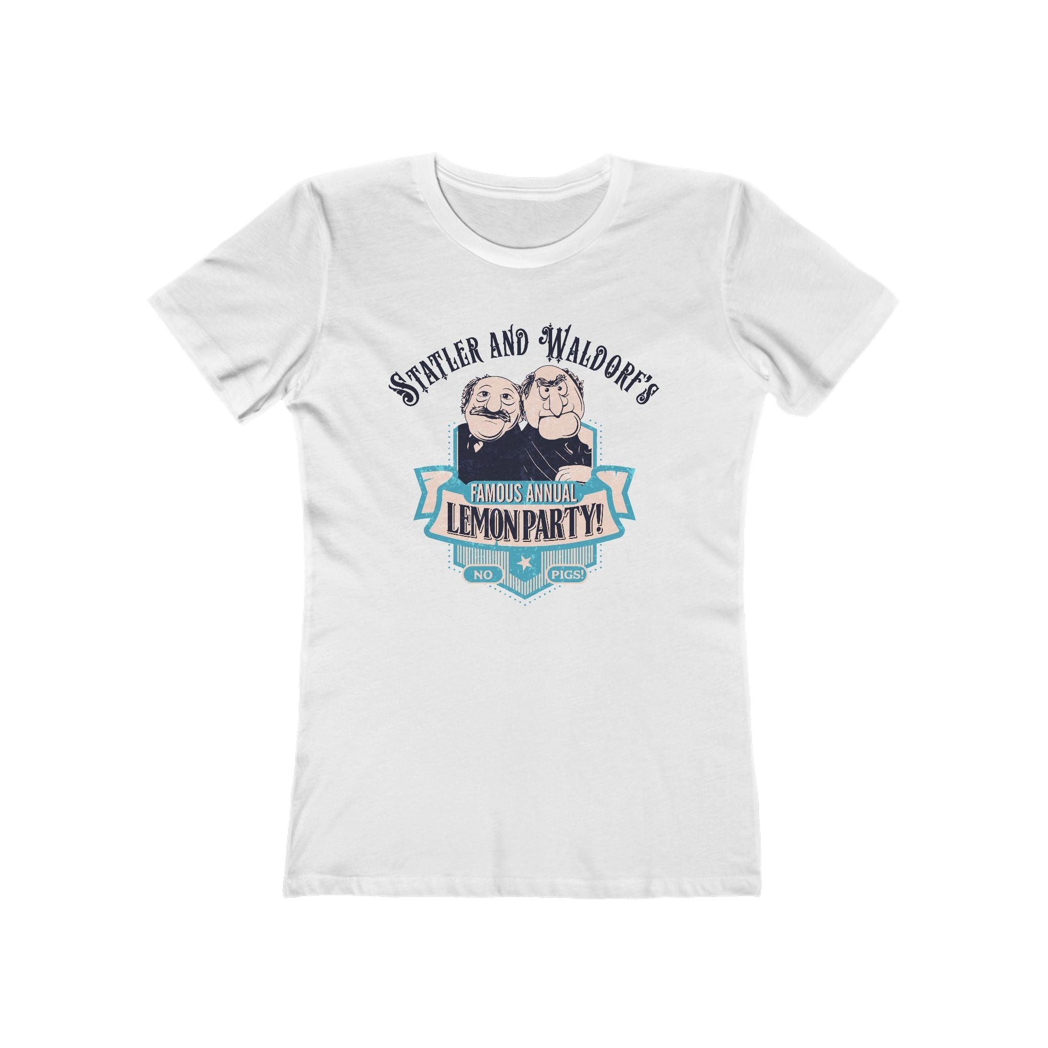 Statler And Waldorf's Famous Annual Lemon Party! (The Muppets) - Women’s T-Shirt