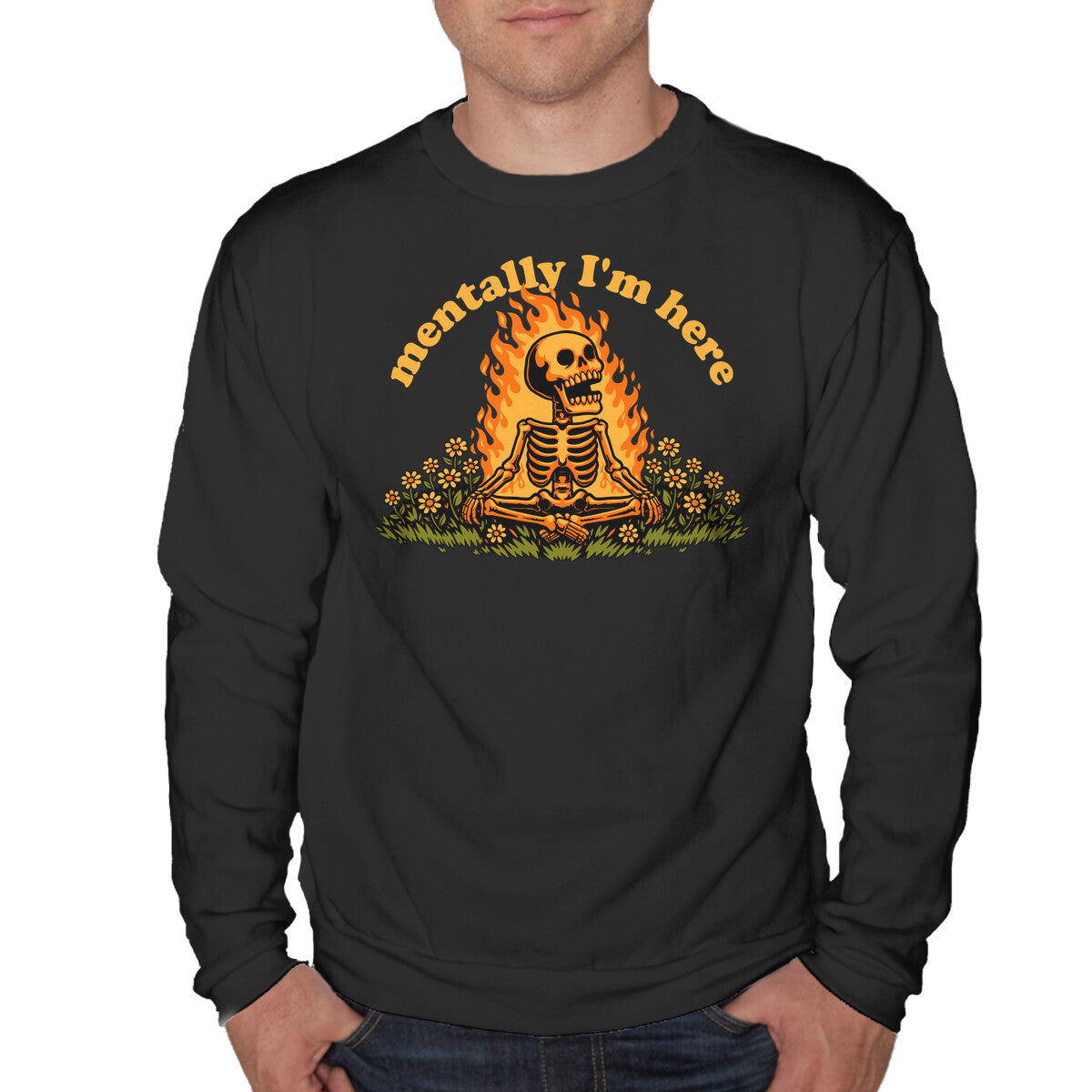 Mentally Here Skeleton