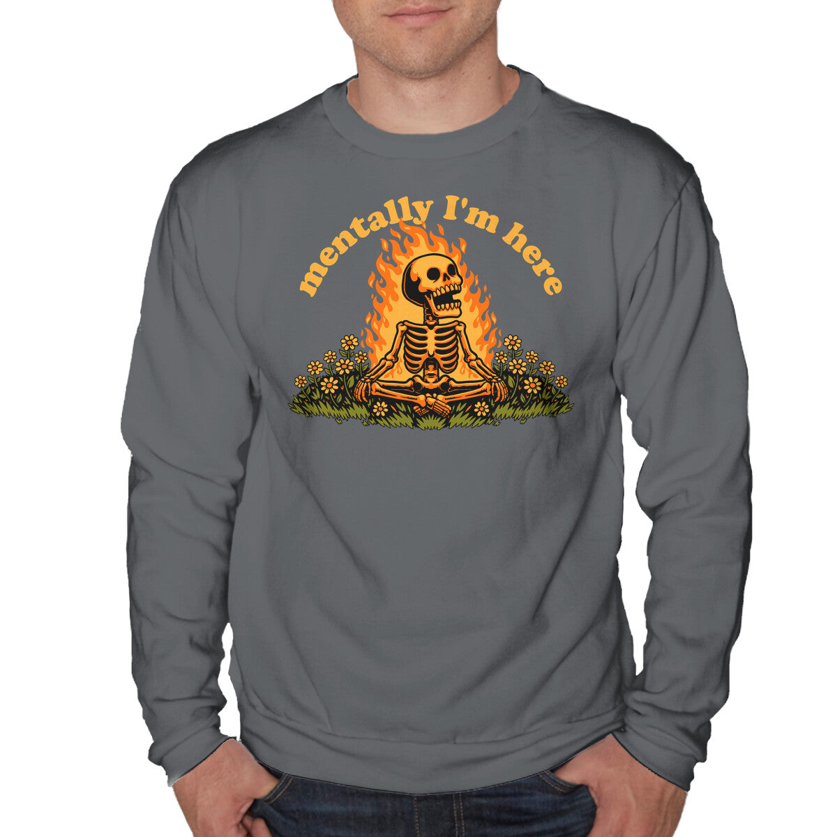 Mentally Here Skeleton