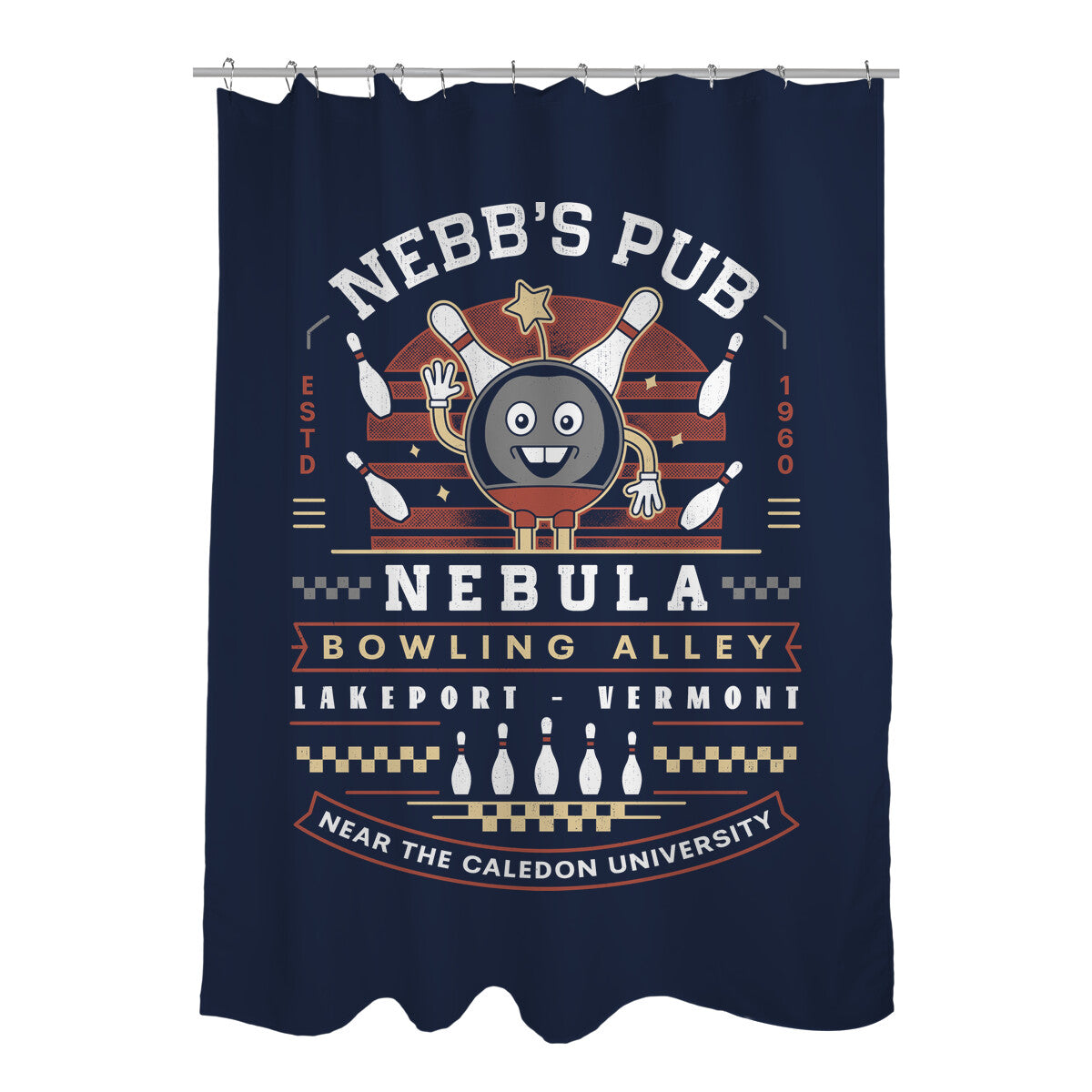 Nebb Bowling Mascot Emblem