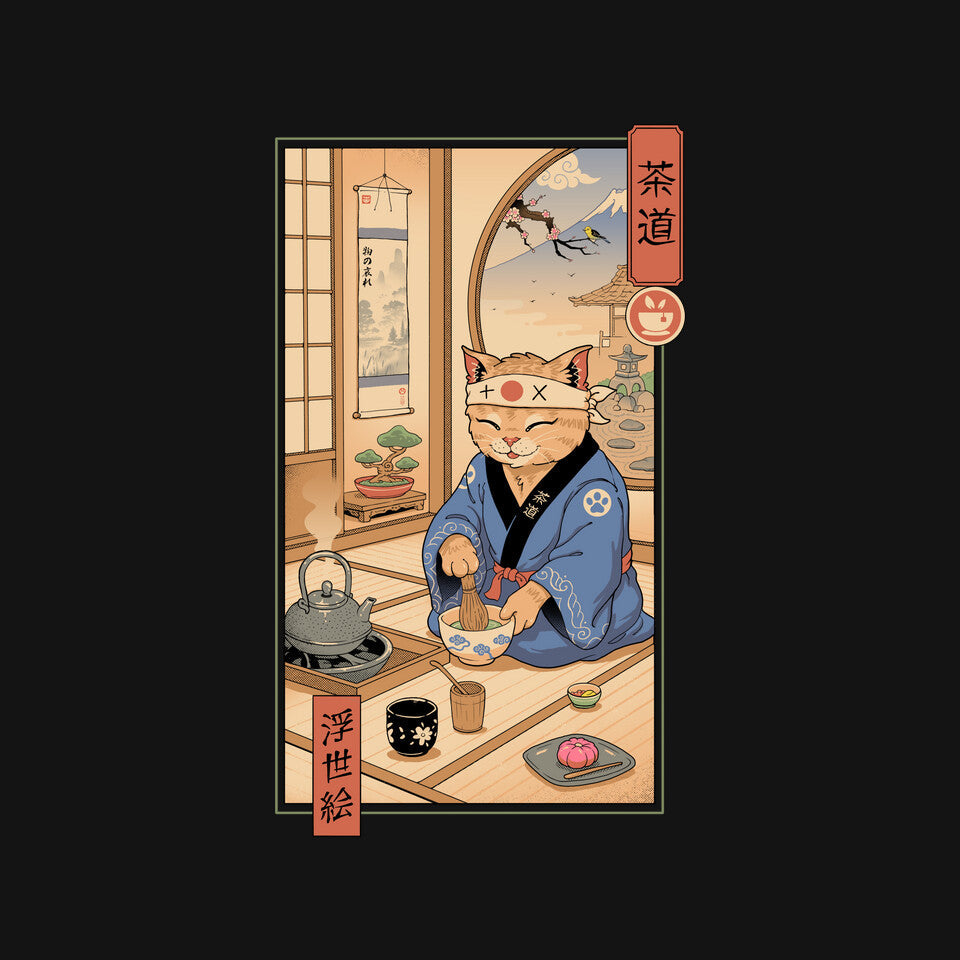 Tea Cat Meowster