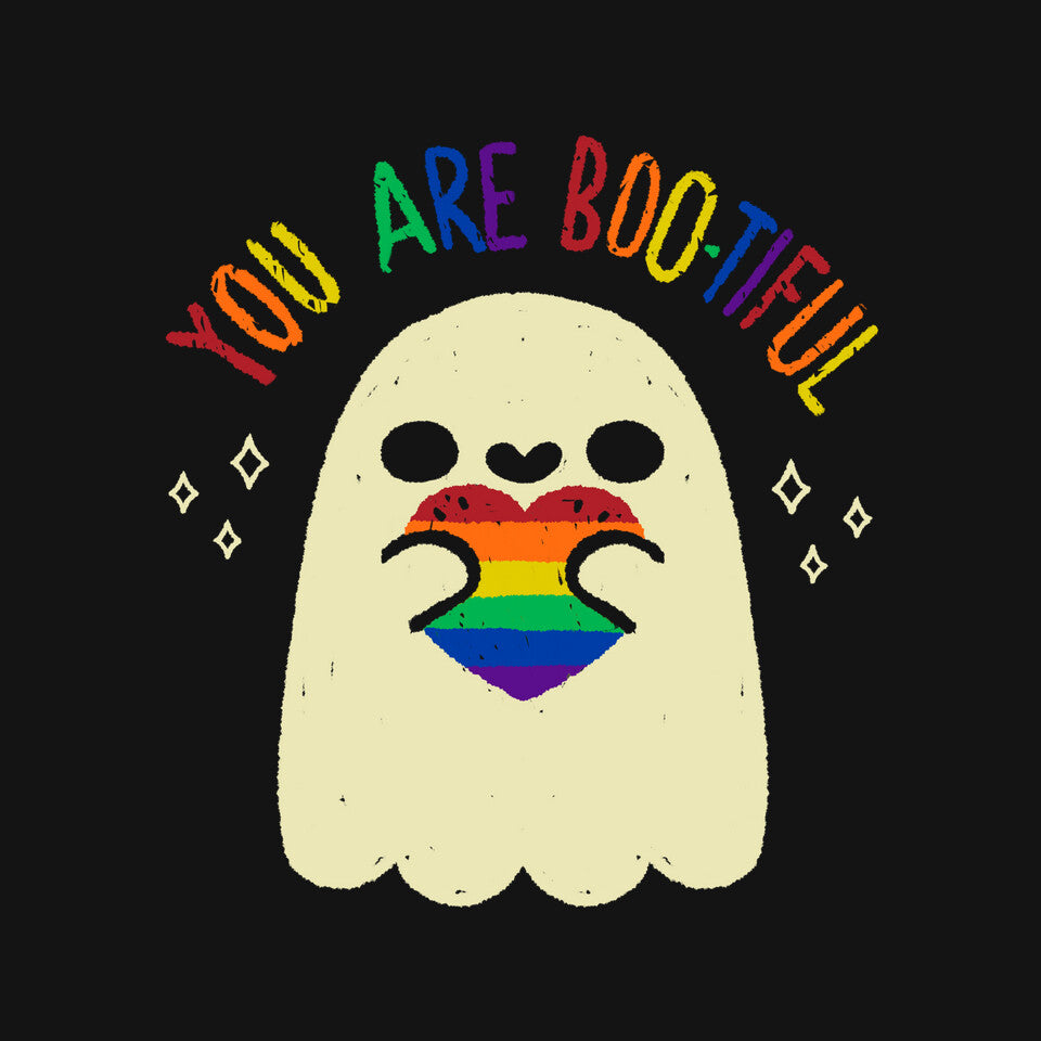 You Are Beautiful Rainbow Heart