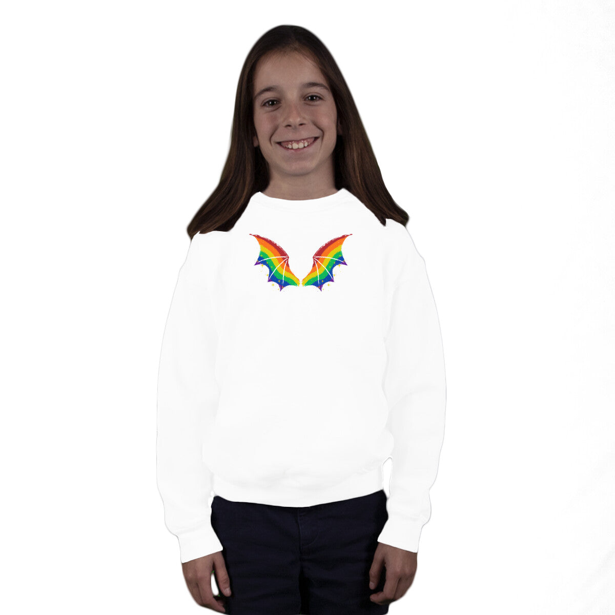 Rainbow Pride Bat Wings