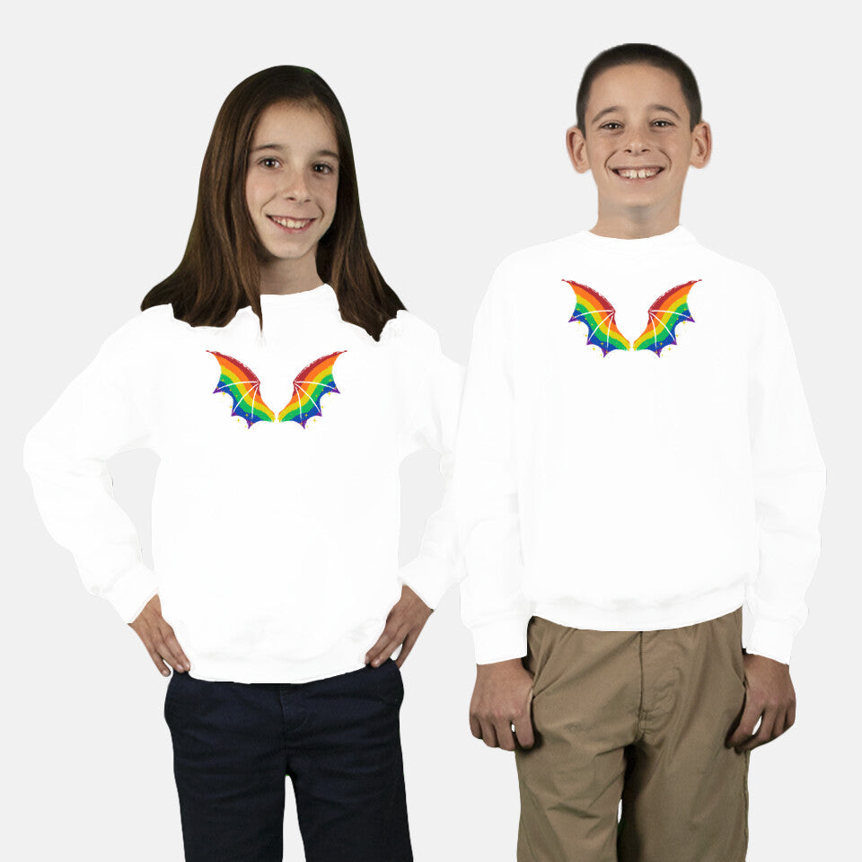 Rainbow Pride Bat Wings