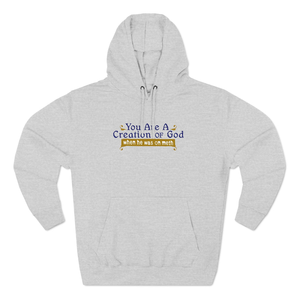You Are A Creation Of God - When He Was On Meth - Hoodie