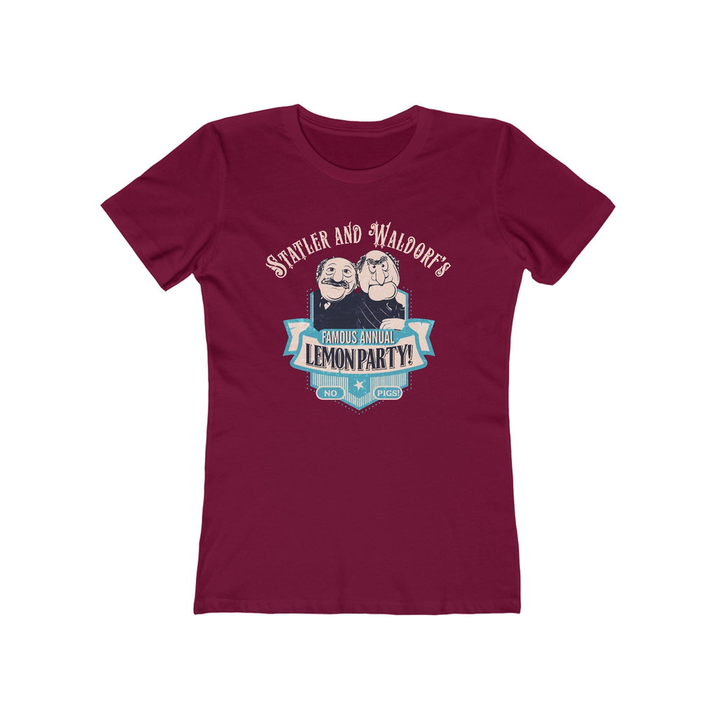 Statler And Waldorf's Famous Annual Lemon Party! (The Muppets) - Women’s T-Shirt