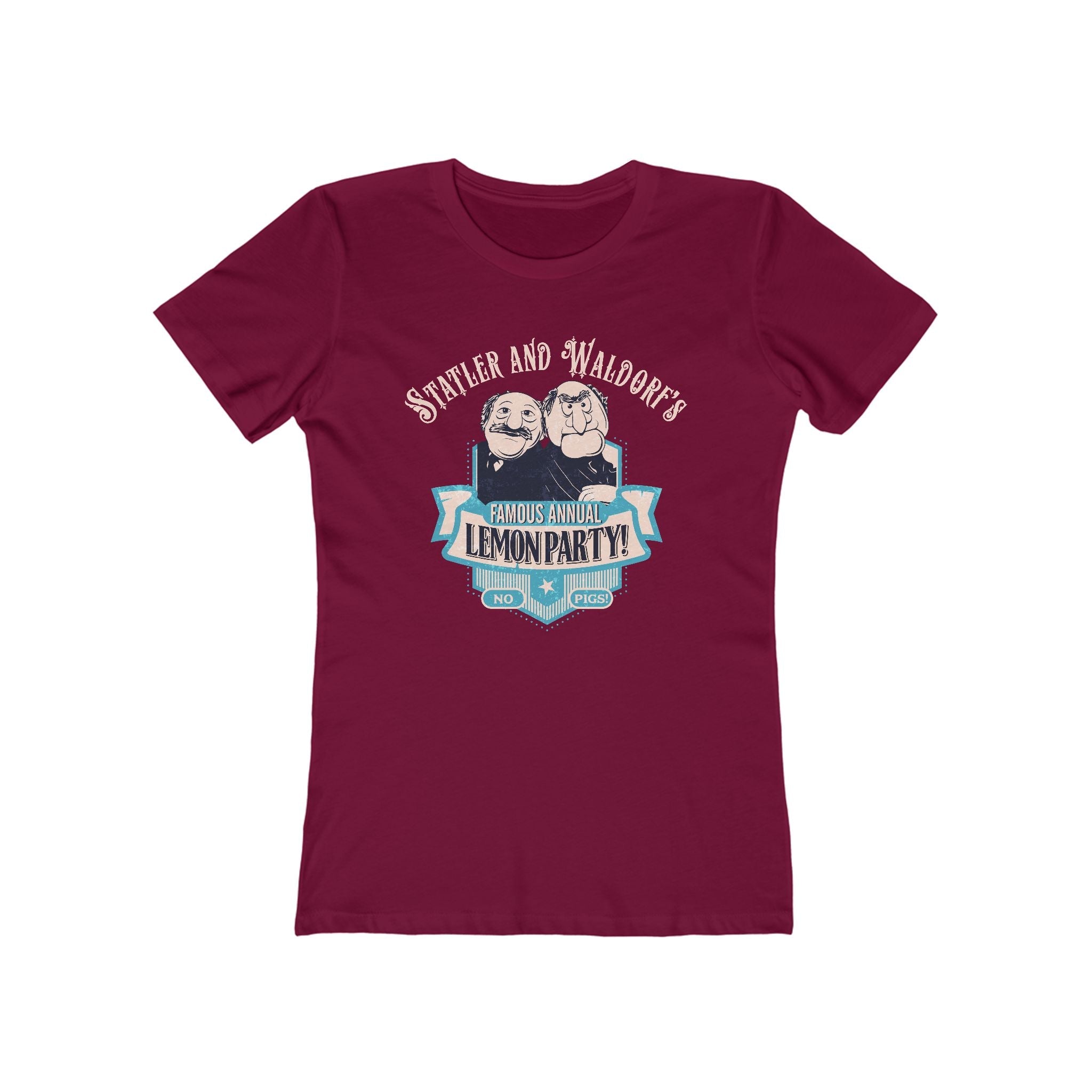 Statler And Waldorf's Famous Annual Lemon Party! (The Muppets) - Women’s T-Shirt