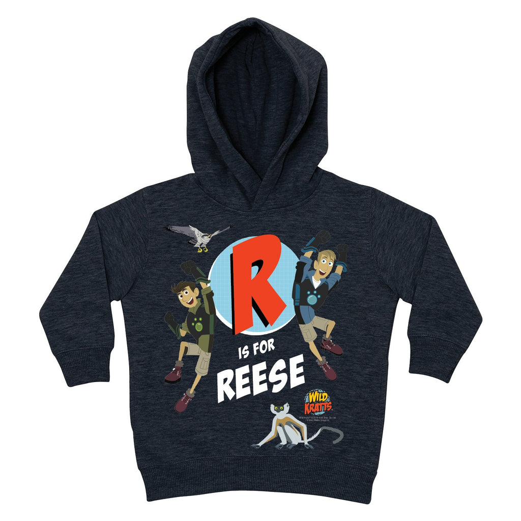 Wild Kratts Initial Charcoal Toddler Hoodie