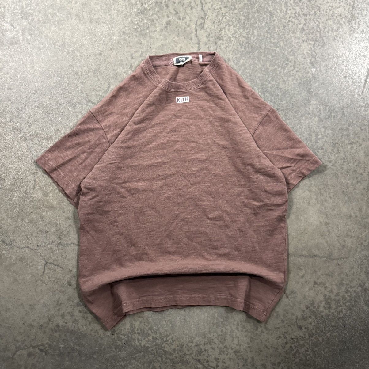 Kith Short Sleeve Tee Salmon Small Logo Mens Small Hoodie Sweatshirt | PrintMintTees.com