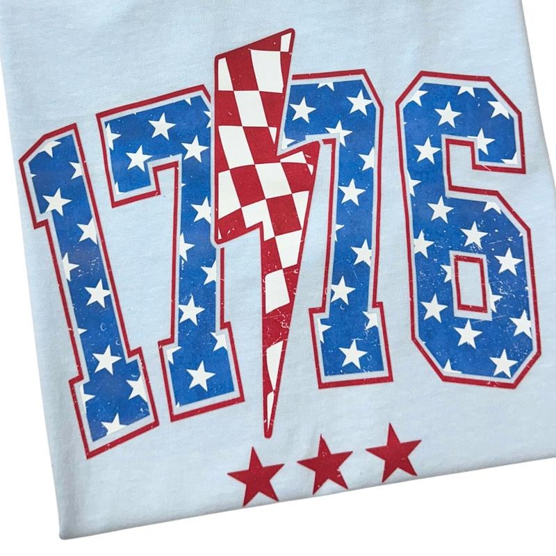 1776 Lightning Bolt Sweatshirt T-Shirts, Hoodie | PrintMintTees.com