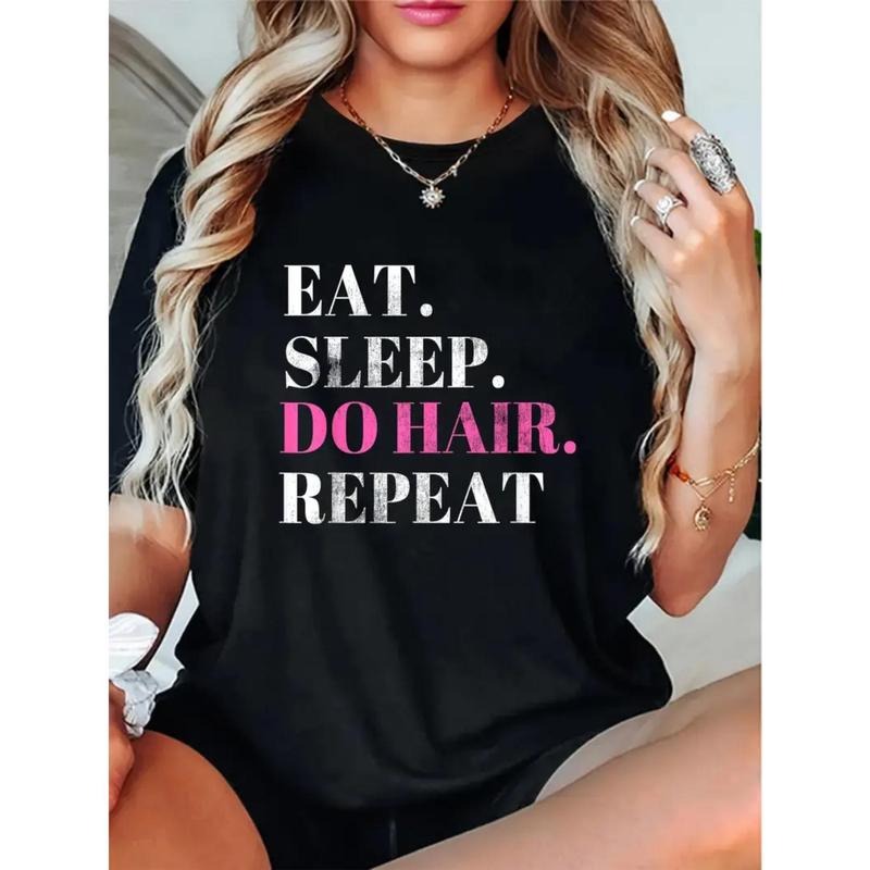 [180G Printed Round Neck T-Shirt] Interesting T-Shirts, Beautician Gifts, Hair Salon T-Shirts, 180G Printed T-Shirts with...