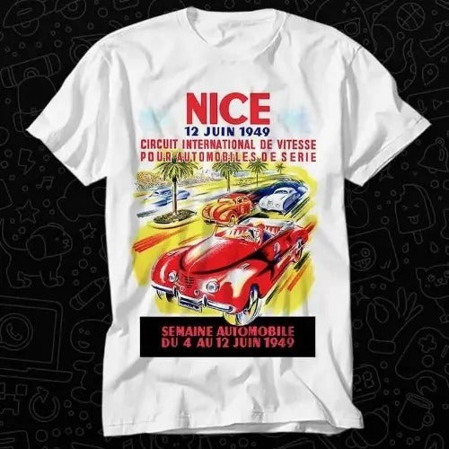 1949 Nice France Circuit Automobile Race T Shirt Best Seller Gift Unisex Top Adult Tee Music Movie Made in USA Hoodie...