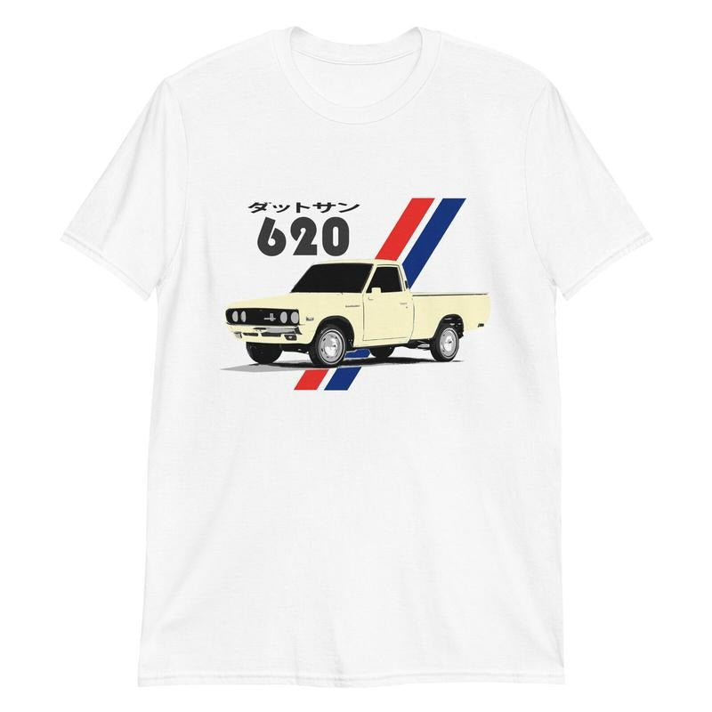 1972 Datsun 620 Vintage Japanese JDM Pickup Truck TShirt Hoodie Sweatshirt | PrintMintTees.com
