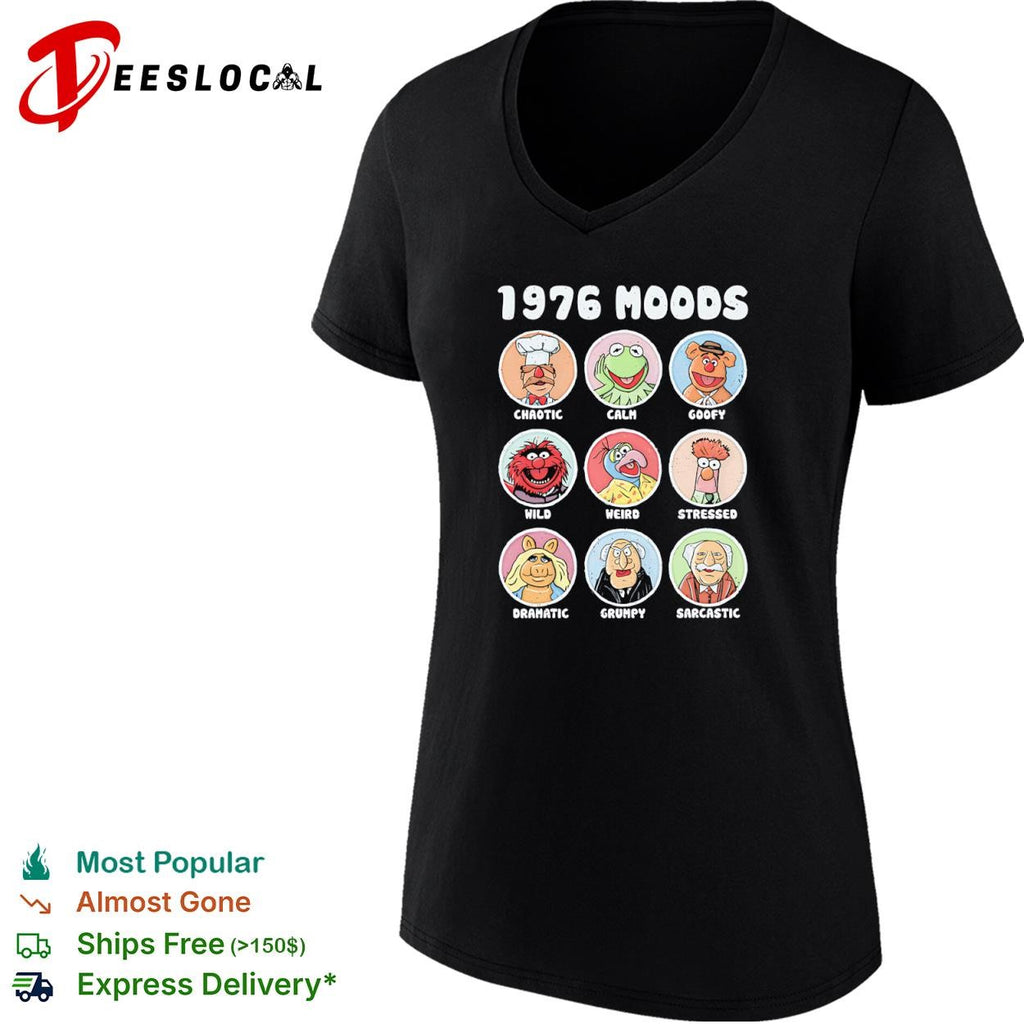 1976 Moods muppets characters shirt