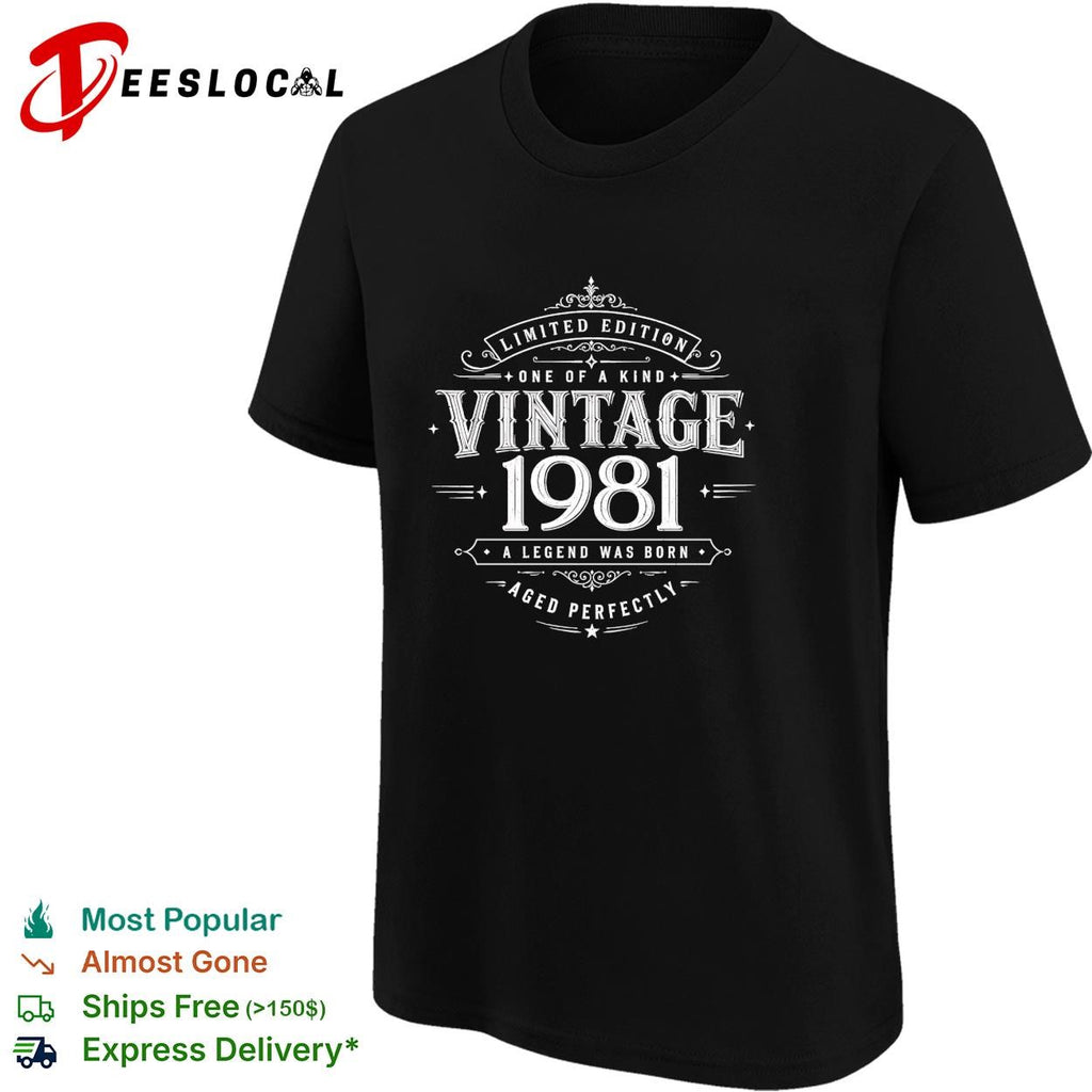 1981 Vintage limited edition shirt