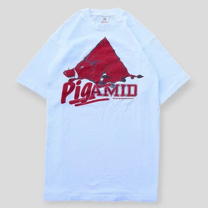 1994 Pigamid Art Work Hogs X Local Artist Tee Vintage T-Shirt Top Menswear Hoodie Sweatshirt | PrintMintTees.com