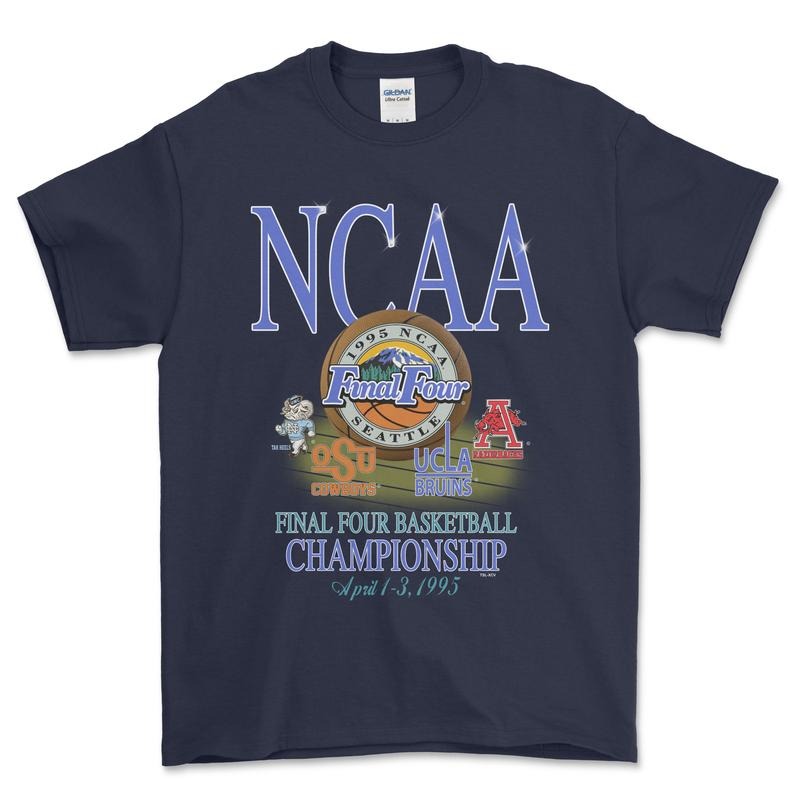 1995 NCAA Final Four Championship T-Shirt, graphic vintage sports tees for men Hoodie Sweatshirt | PrintMintTees.com