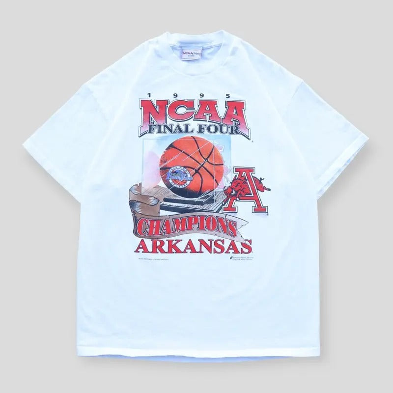1995 Rare Arkansas Razorbacks NCAA Final Four Championship Tee Vintage T-shirt Hoodie Sweatshirt | PrintMintTees.com