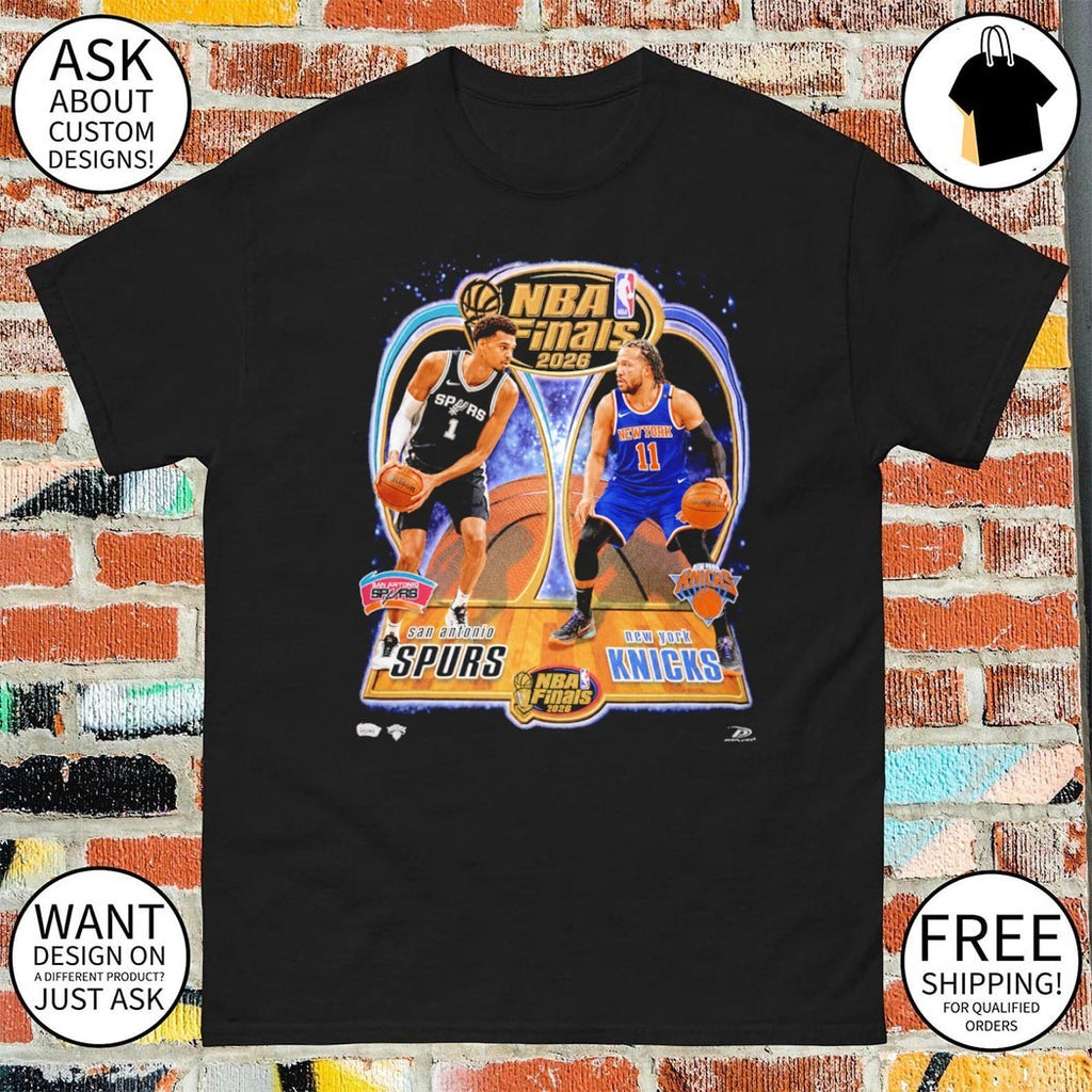 1999 NBA Finals rematch NBA Finals 2026 Game Spurs vs NY Knicks shirt