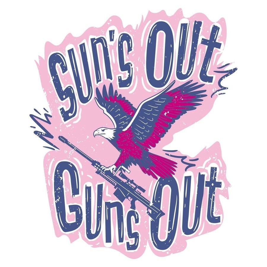 Men's Sun Out, Guns Out Tank - White