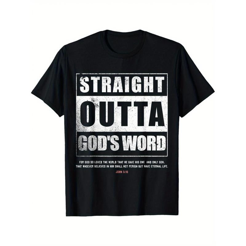 1pc Straight Outta Gods Word John 3 16 Jesus Christian Lord T-Shirt made in usa Hoodie Sweatshirt | PrintMintTees.com
