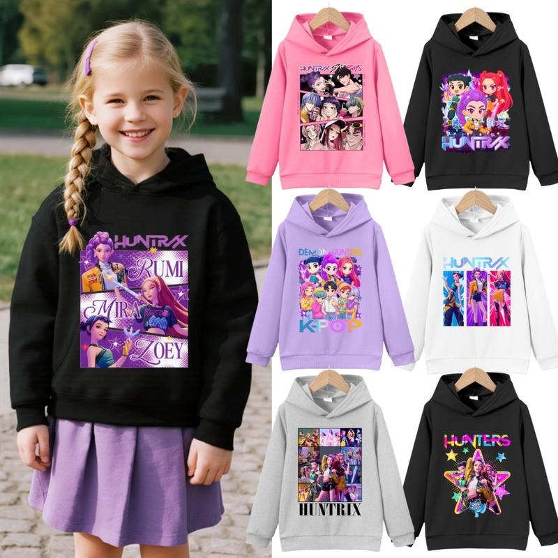 1pcs Funny Movie Long-sleeved Shirt, Kid Back To School Cute Cartoon Graphic Print,  Regular Fit, Autumn Casual Wear for...
