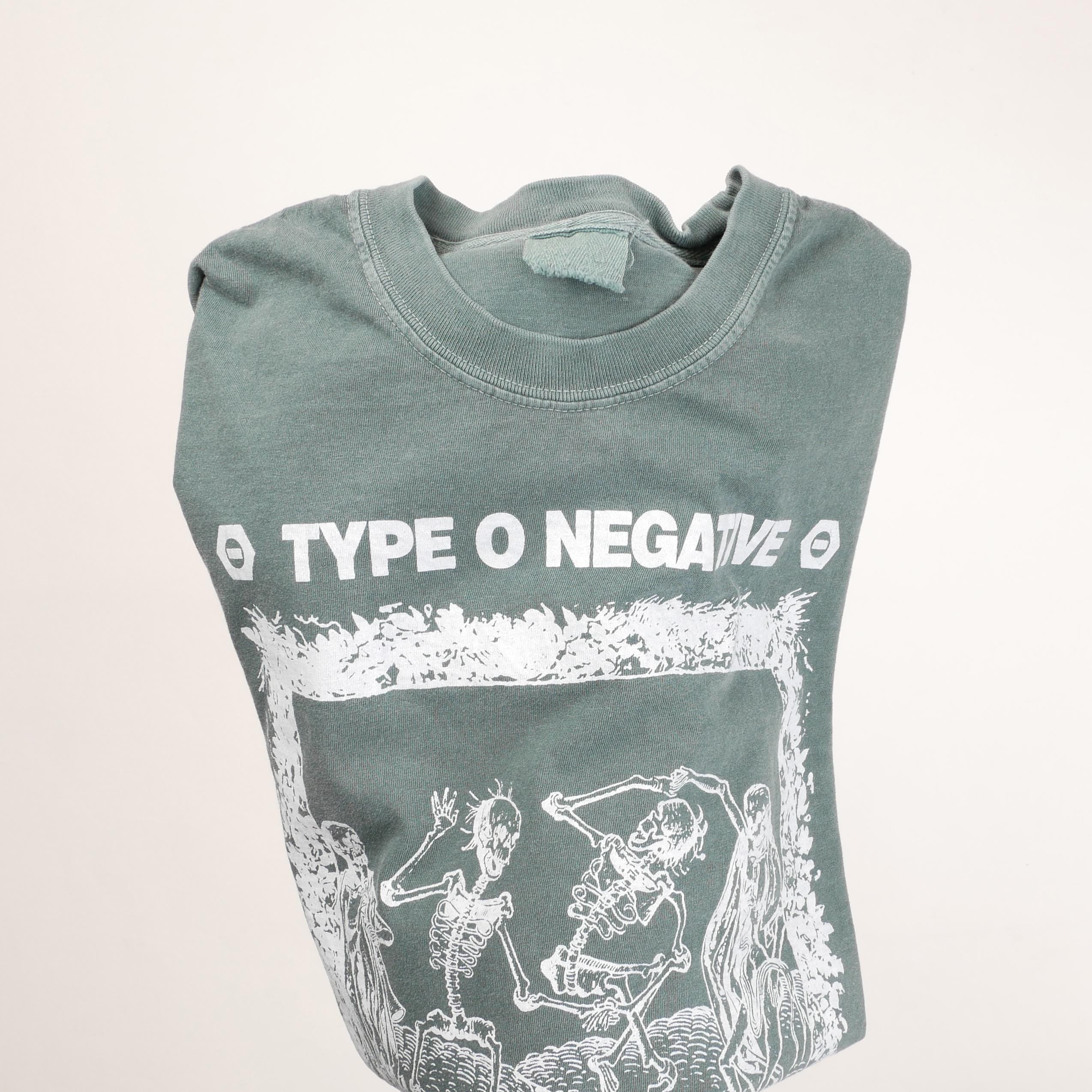 Type Negative Band Orchestra Death 13 Tee Gothic Doom Metal Hardcore Rock Punk Band Alternative Rock Boxy Green Size Med (3)