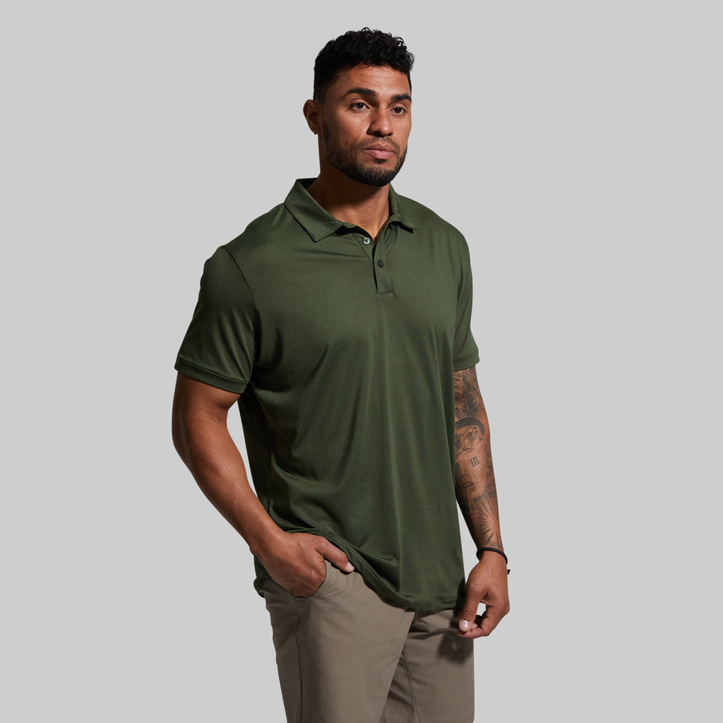 Athleisure Polo (Tactical Green)