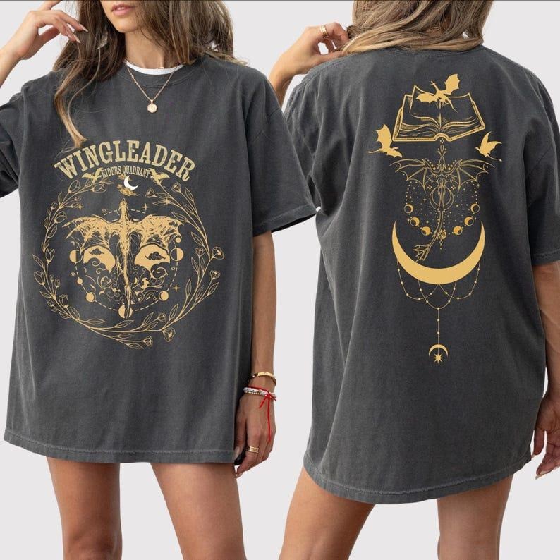 2 Slide Fourth Wing Riders Quadrant Shirt Basgiath War College Dragon Rider Rebecca Yarros Bookish BP Womenswear T-Shirts, Hoodie, Sweatshirt