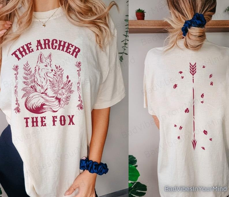 2 Slide Archer Fox Shirt. Ballad Archer Fox Shirt. Bookish Shirt. Fantasy Reader Shirt. Once Upon Broken Hear T-Shirts, Hoodie, Sweatshirt