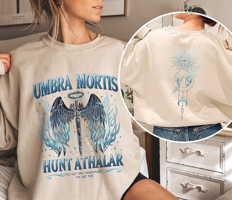 2 Slide Crescent City Umbra Mortis Umbra Mortis Shirts Orion Hunt Athalar SJM Bookish Fan Book Tok Bryce Quinlan T-Shirts, Hoodie, Sweatshirt