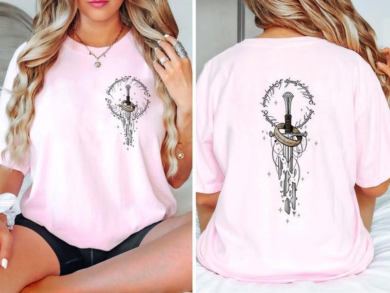 2 Slide, LOTR T-Shirt, Lord of the Rings, Dark Academia, Feminist, Gift For Book Lover, Alt Style, Literature, Booktok...