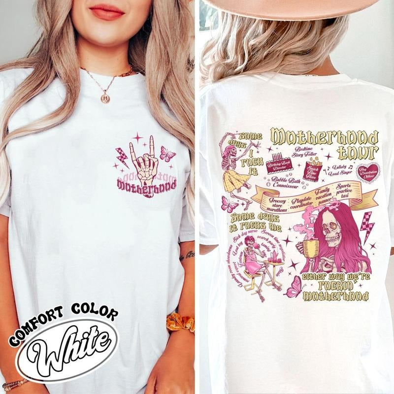 2 Slide Motherhood Rock Skeleton Motherhood Sometimes I Rock Sometimes Rocks Me Shirt Motherhood Rock Shirt T-Shirts, Hoodie, Sweatshirt
