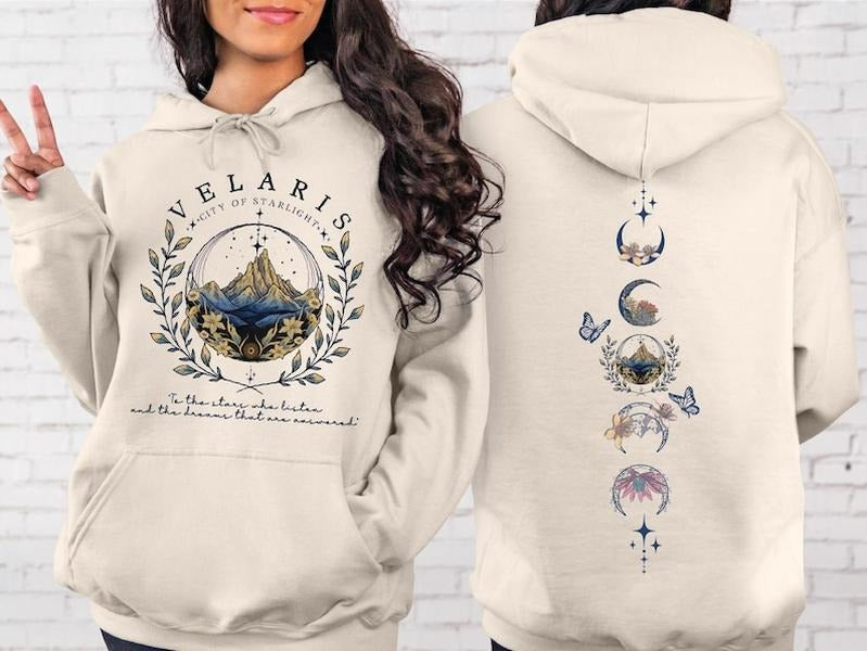 2 Slide Velaris Court Thorns Roses Acotar Velaris Night Court L076 T-Shirts, Hoodie, Sweatshirt
