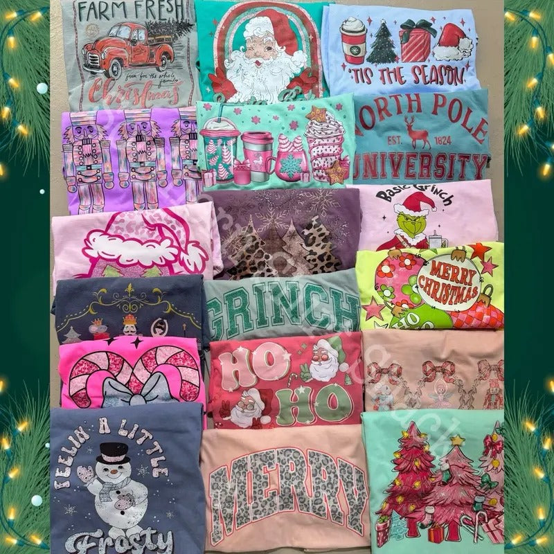 2 Surprise Christmas Comfort Color T shirts for 32.99 Hoodie Sweatshirt | PrintMintTees.com
