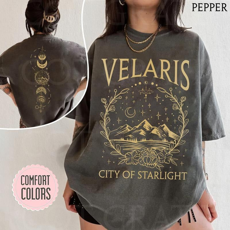 2 Slide Velaris ACOTAR Shirt Acotar Night Court Shirt City Starlight Sarah J Mass House Wind T-Shirts, Hoodie, Sweatshirt