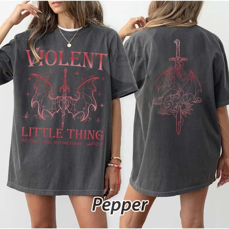 2 slides,  Violet Apothecary T-Shirt, Basgiath War College Merch, Fourth Wing Shirts, Riders Quadrant, Bookish Tee, Gift...