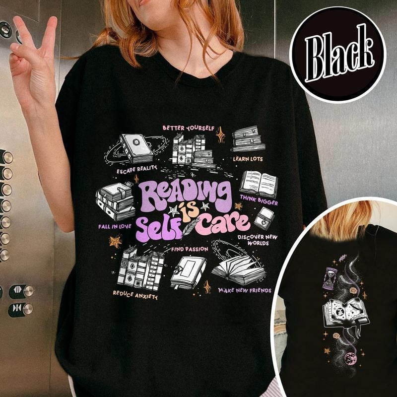 2 Slides Reading Is Self Care Reading Is Self Care Shirt Reading Is Self Care Shirt Reading Is Self Care Book Shirt 2024 Book Lover T-Shirts, Hoodie, Sweatshirt